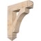 Ekena Millwork Legacy Arts & Crafts Smooth Bracket, Douglas Fir, 5 1/2"W x 26"D x 30"H BKT06X26X30LEC03SDF - alternate 1